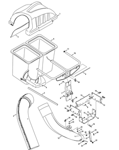 General Assembly (2013 And After) Diagram and Parts List for 19A30003 000-100 Cub Cadet Lawn Tractor